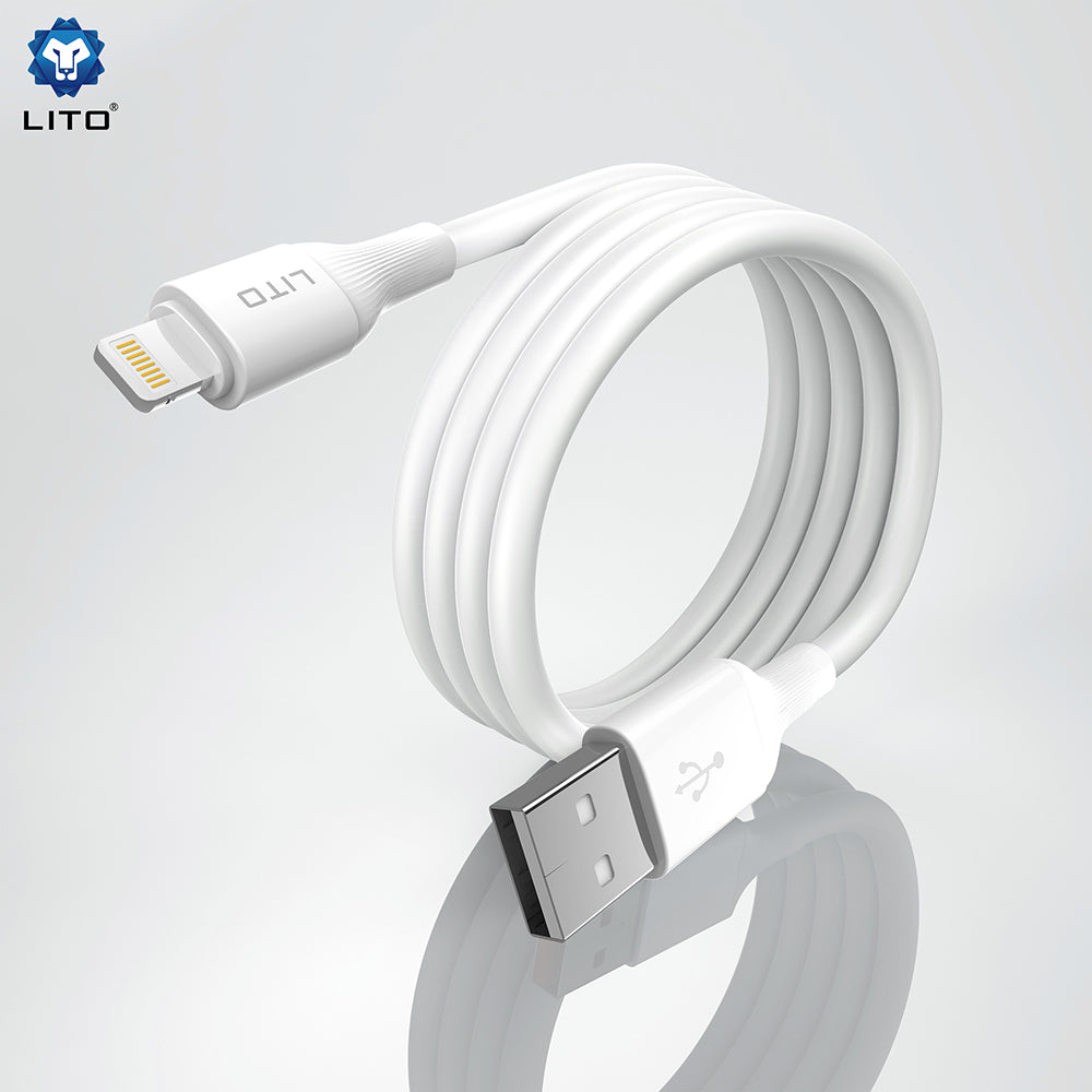 Daten- und Ladekabel USB-A - microUSB Lito LD06V, 18W, 1m, Schwarz
