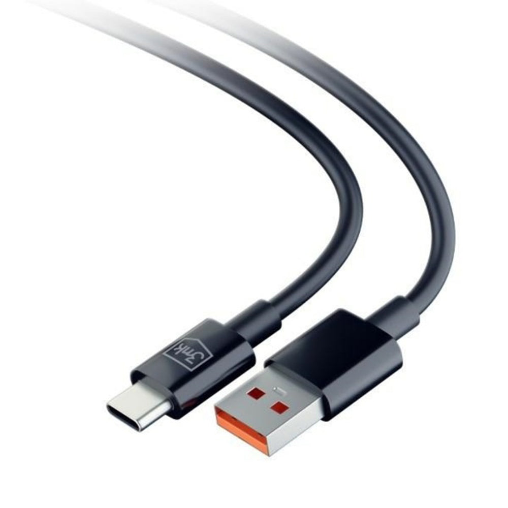 Daten- und Ladekabel USB-A - USB-C 3MK Hyper, 18W, 1.2m, Schwarz