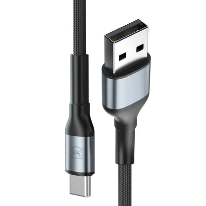 Daten- und Ladekabel USB-A - USB-C 3MK Hyper N, 18W, 2m, Schwarz