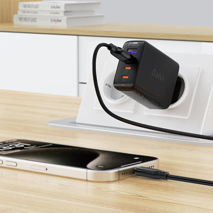 Daten- und Ladekabel USB-A - USB-C Acefast C16-04, 18W, 1.2m, Schwarz