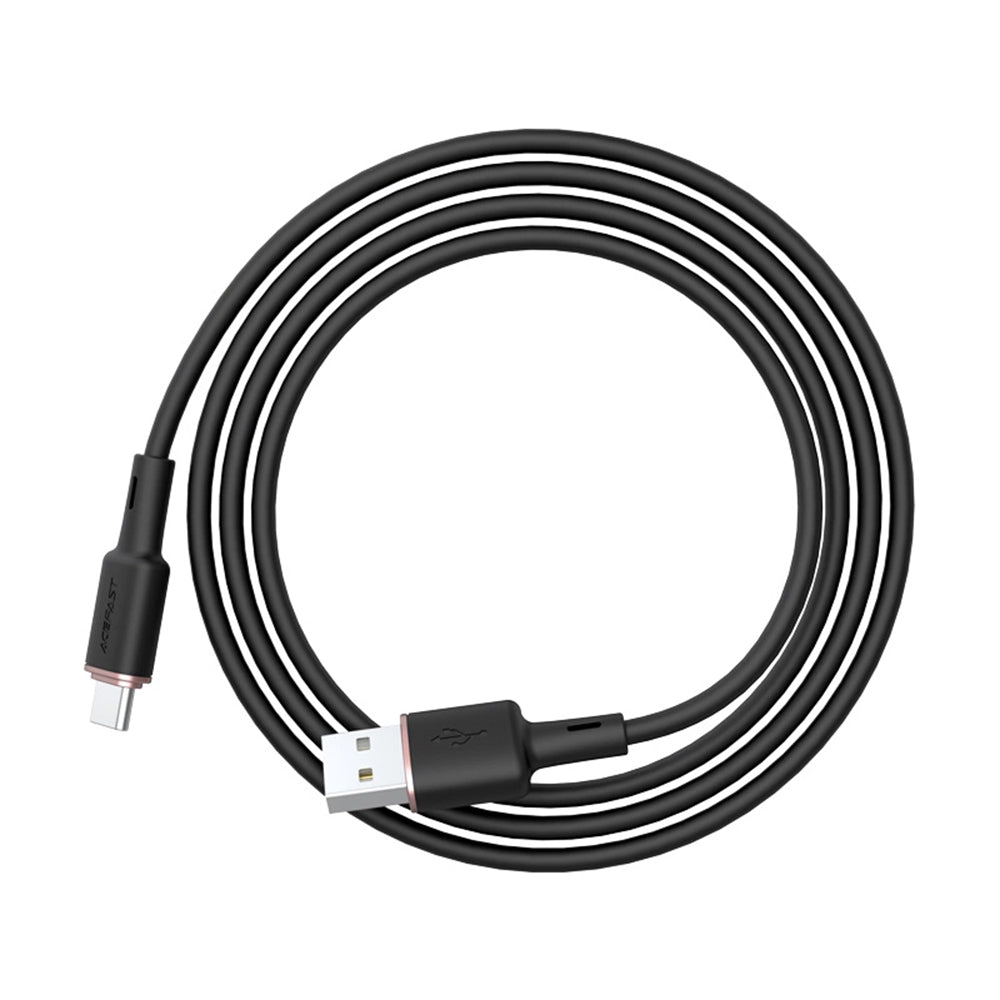 Daten- und Ladekabel USB-A - USB-C Acefast C2-04, 18W, 1,2m, Schwarz
