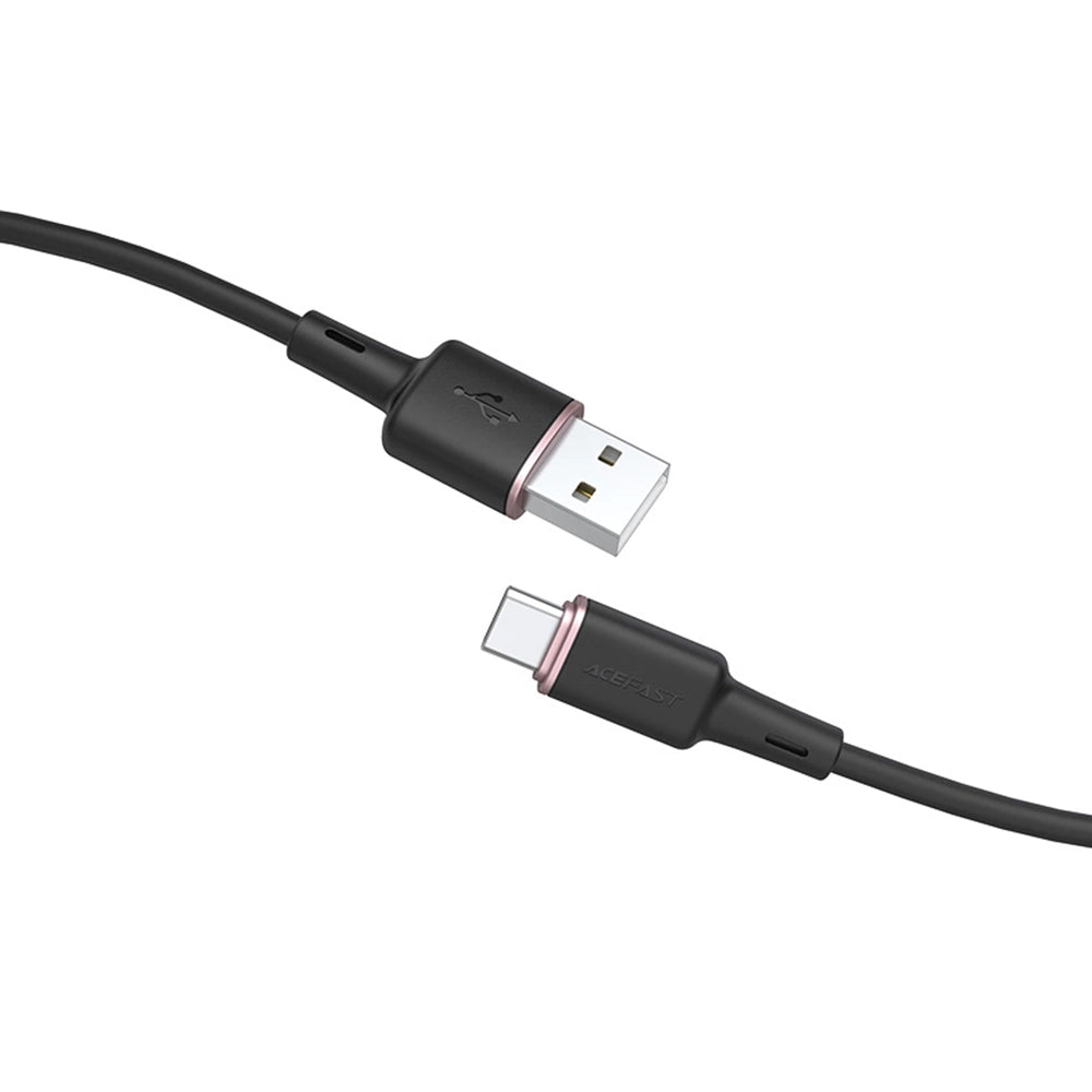 Daten- und Ladekabel USB-A - USB-C Acefast C2-04, 18W, 1,2m, Schwarz
