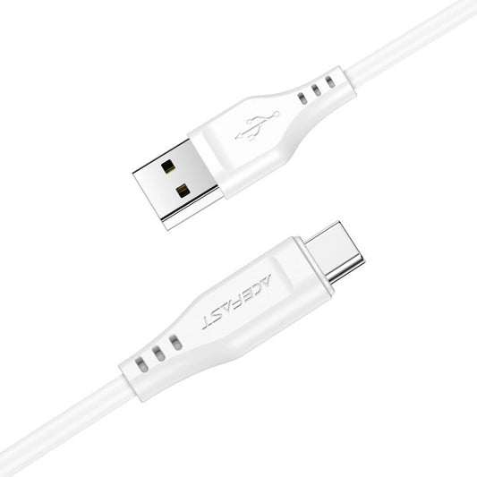 Daten- und Ladekabel USB-A - USB-C Acefast C3-03, 60W, 1.2m, Weiß