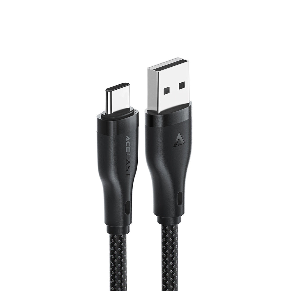 Daten- und Ladekabel USB-A - USB-C Acefast C8-04, 18W, 1.2m, Schwarz