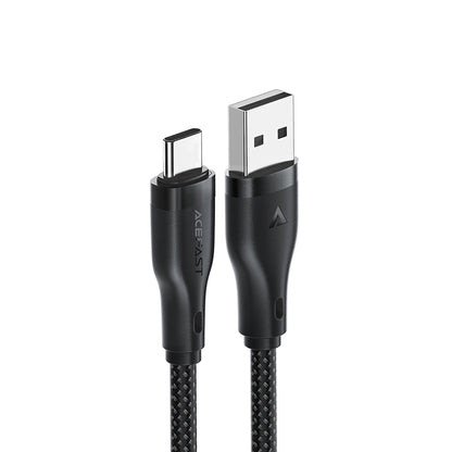 Daten- und Ladekabel USB-A - USB-C Acefast C8-04, 18W, 1.2m, Schwarz