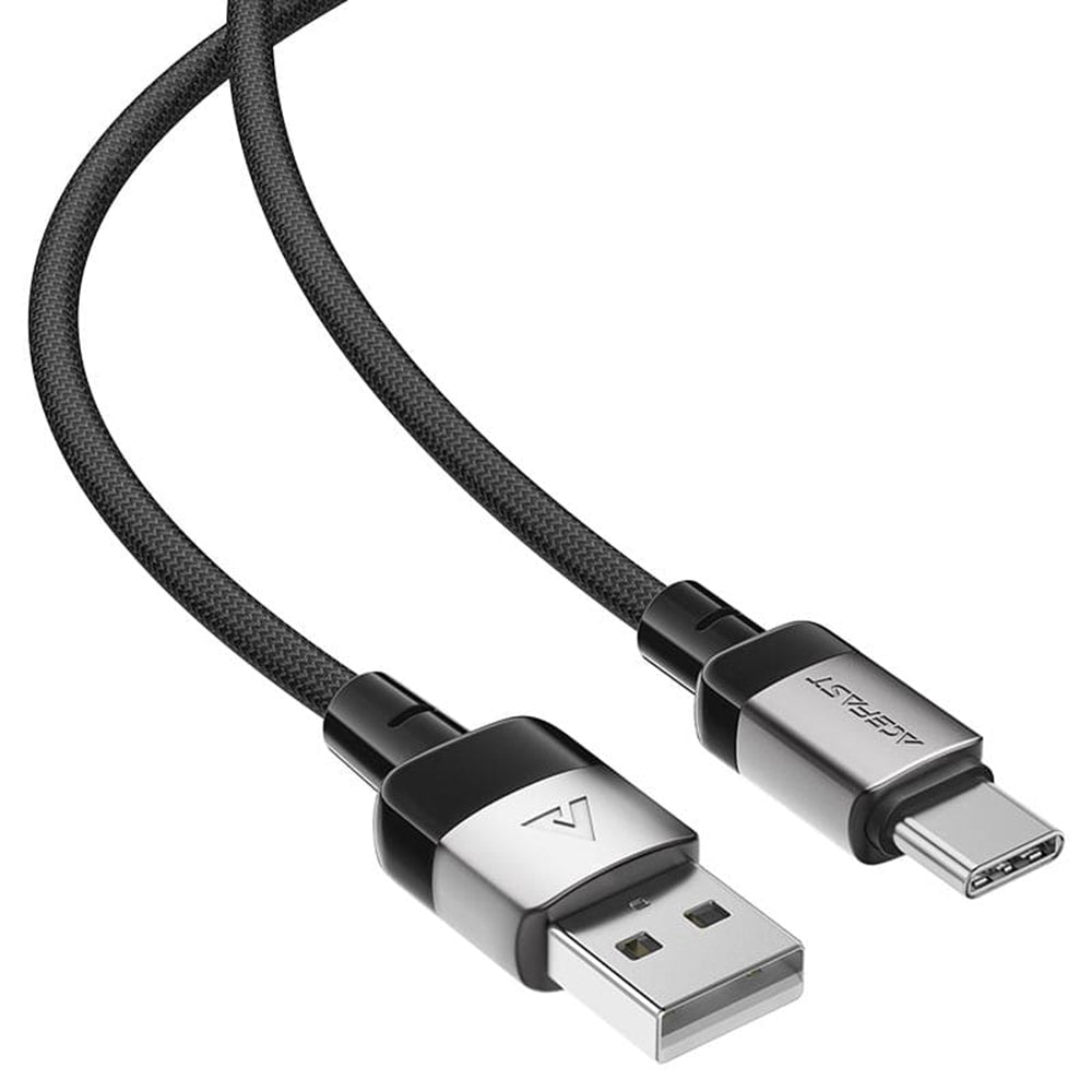 Daten- und Ladekabel USB-A - USB-C Acefast C9-04, 18W, 1.2m, Schwarz
