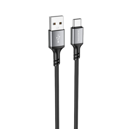 Daten- und Ladekabel USB-A - USB-C Borofone BX83, 18W, 1m, Schwarz