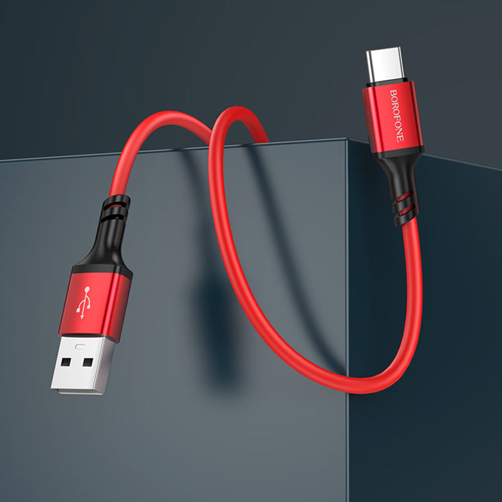Daten- und Ladekabel USB-A - USB-C Borofone BX83, 18W, 1m, Schwarz
