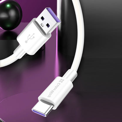 USB-A - USB-C Daten- und Ladekabel ColorWay CW-CBUC019, 18W, 1m, Weiß