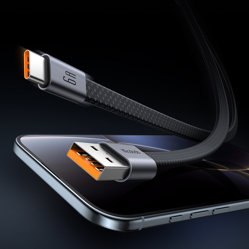 Daten- und Ladekabel USB-A - USB-C McDodo CA-1200, 60W, 1m, Schwarz