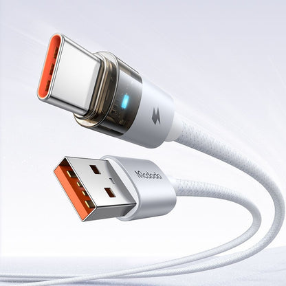 Daten- und Ladekabel USB-A - USB-C McDodo CA-6892, 66W, 1.2m, Weiß