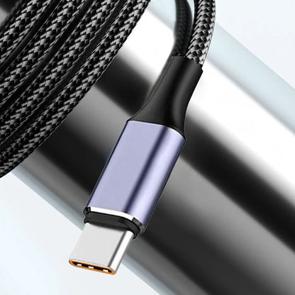 Daten- und Ladekabel USB-A - USB-C Techsuit PCB018, 100W, 1m, Schwarz