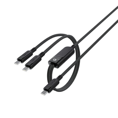 USB-C Daten- und Ladekabel - 2 x USB-C Acefast C5-11, 100W, 1.2m, Schwarz