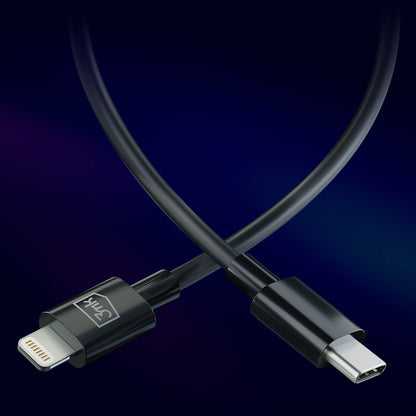 Daten- und Ladekabel USB-C - Lightning 3MK Hyper, 20W, 1,2m, Weiß