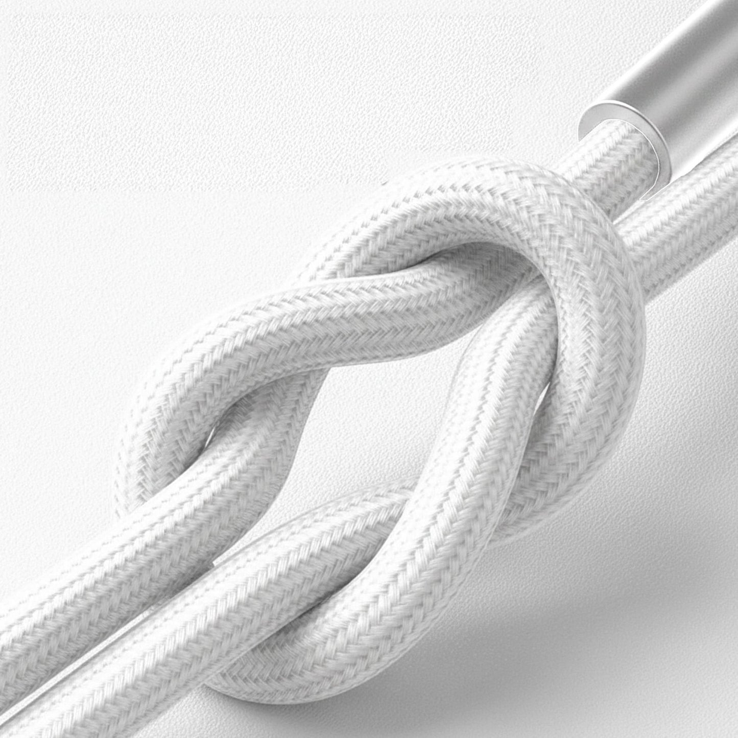 USB-C - Lightning Daten- und Ladekabel 3MK Hyper N, 27W, 1m, Weiß
