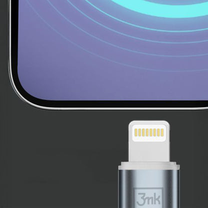 USB-C - Lightning Daten- und Ladekabel 3MK Hyper N, 27W, 2m, Weiß