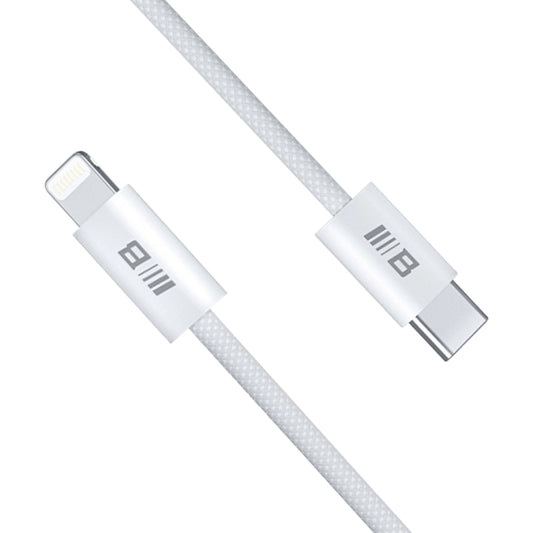 Daten- und Ladekabel USB-C - Lightning Blueo, 20W, 2m, Weiß