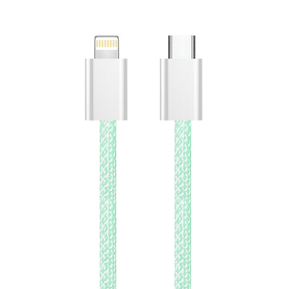 USB-C - Lightning Daten- und Ladekabel ColorWay CW-CBPDCL061, 27W, 1m, Grün