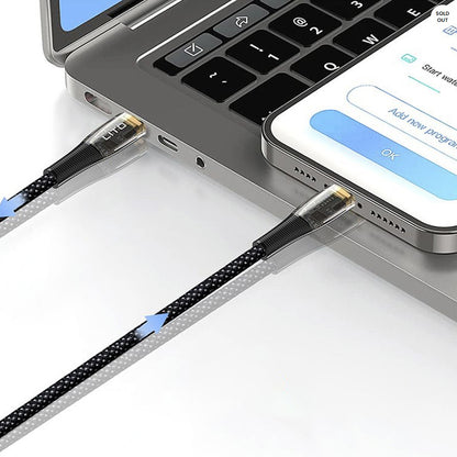 Daten- und Ladekabel USB-C - Lightning Lito LD01, 27W, 1.2m, Schwarz