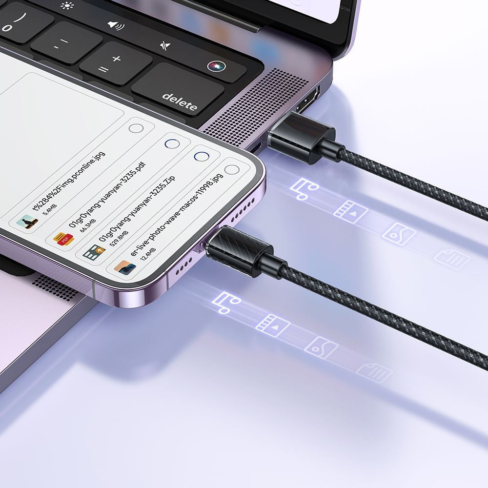 Daten- und Ladekabel USB-C - Lightning McDodo CA-3640, 18W, 1.2m, Schwarz