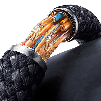 USB-C - Lightning / USB-C Lito LD12 Daten- und Ladekabel, 60W, 1.2m, Schwarz