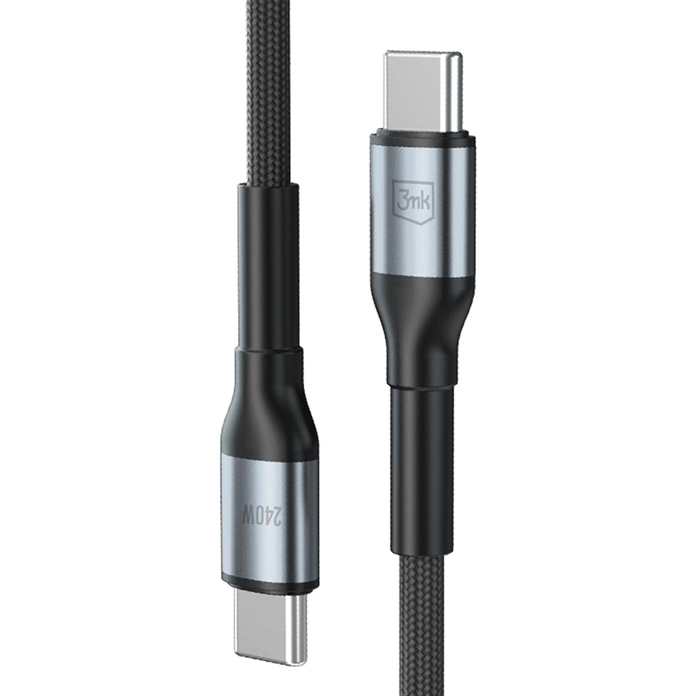 USB-C Daten- und Ladekabel - USB-C 3MK Hyper N, 240W, 2m, Schwarz