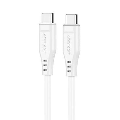USB-C Data and Charging Cable - USB-C Acefast C3-03, 60W, 1.2m, White