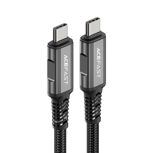 USB-C Data and Charging Cable - USB-C Acefast C1-09, 240W, 1m, Gray