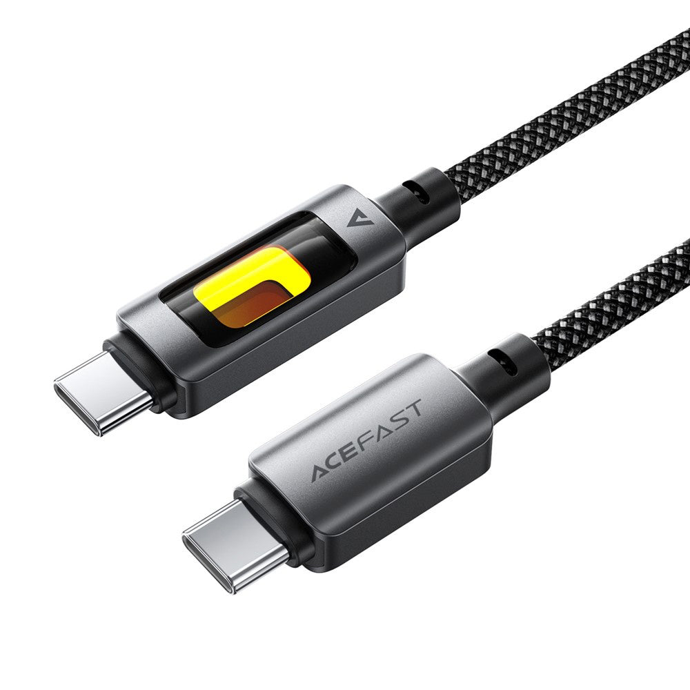 USB-C Data and Charging Cable - USB-C Acefast C21-03, 60W, 1.2m, Black