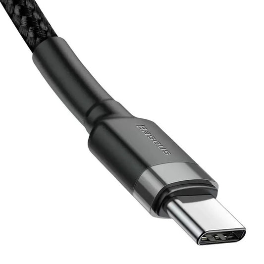 Daten- und Ladekabel USB-C - USB-C Baseus Cafule, 60W, 2m, Set 3 Stück, Schwarz S0TV002132