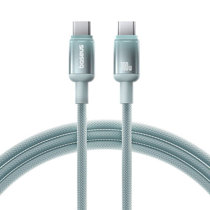 USB-C Daten- und Ladekabel - USB-C Baseus Discolor, 100W, 2m, Blau Grün E0420703