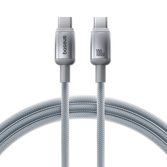 USB-C Daten- und Ladekabel - USB-C Baseus Discolor, 100W, 2m, Silber E0420800