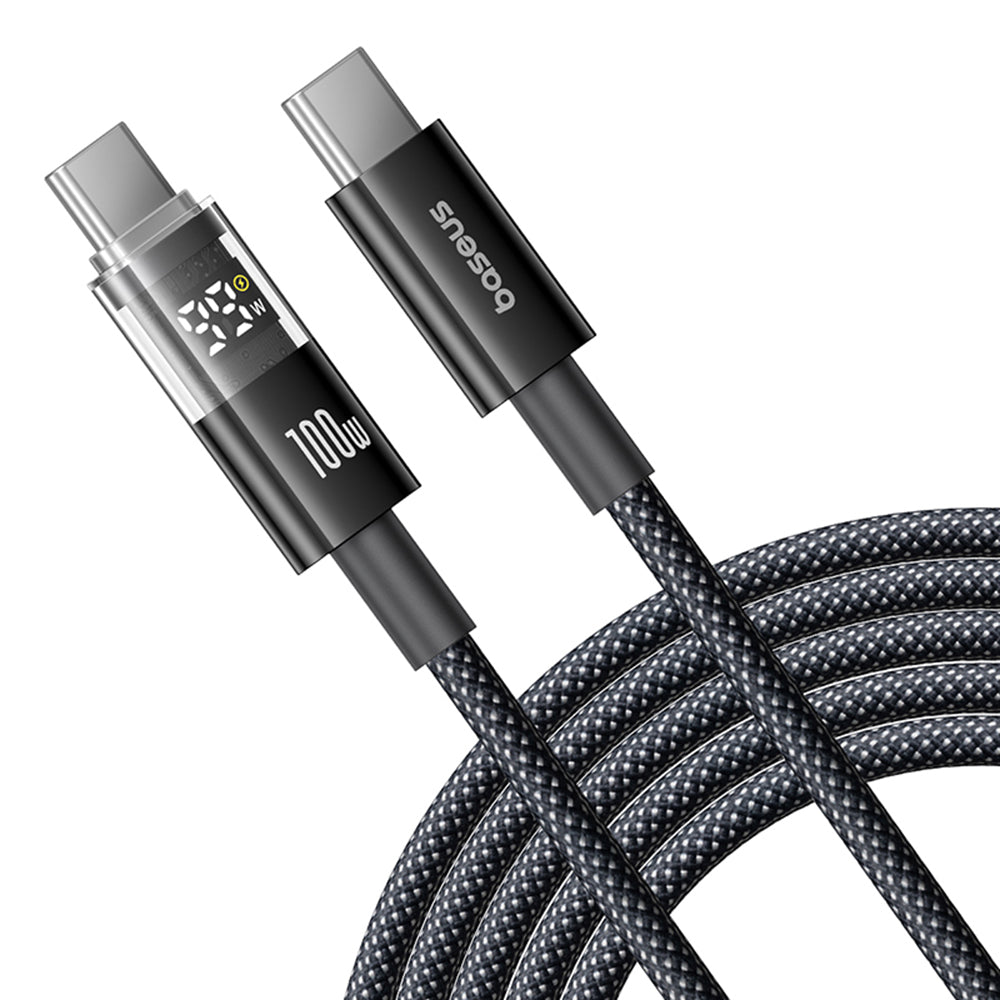 USB-C Daten- und Ladekabel - USB-C Baseus Display 2, 100W, 2m, Schwarz P10377706123-00