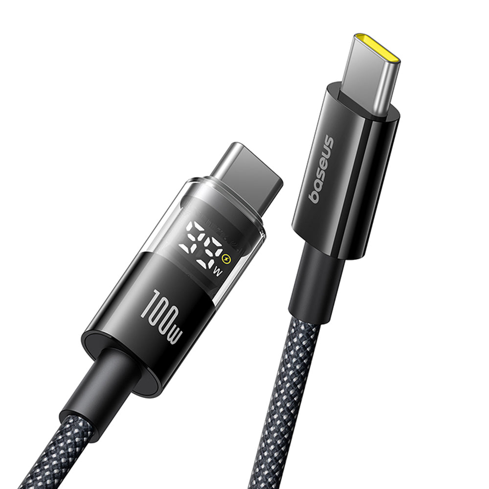USB-C Daten- und Ladekabel - USB-C Baseus Display 2, 100W, 2m, Schwarz P10377706123-00