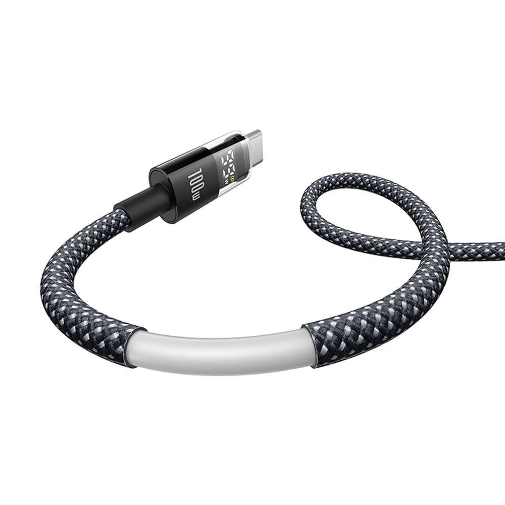 USB-C Daten- und Ladekabel - USB-C Baseus Display 2, 100W, 2m, Schwarz P10377706123-00