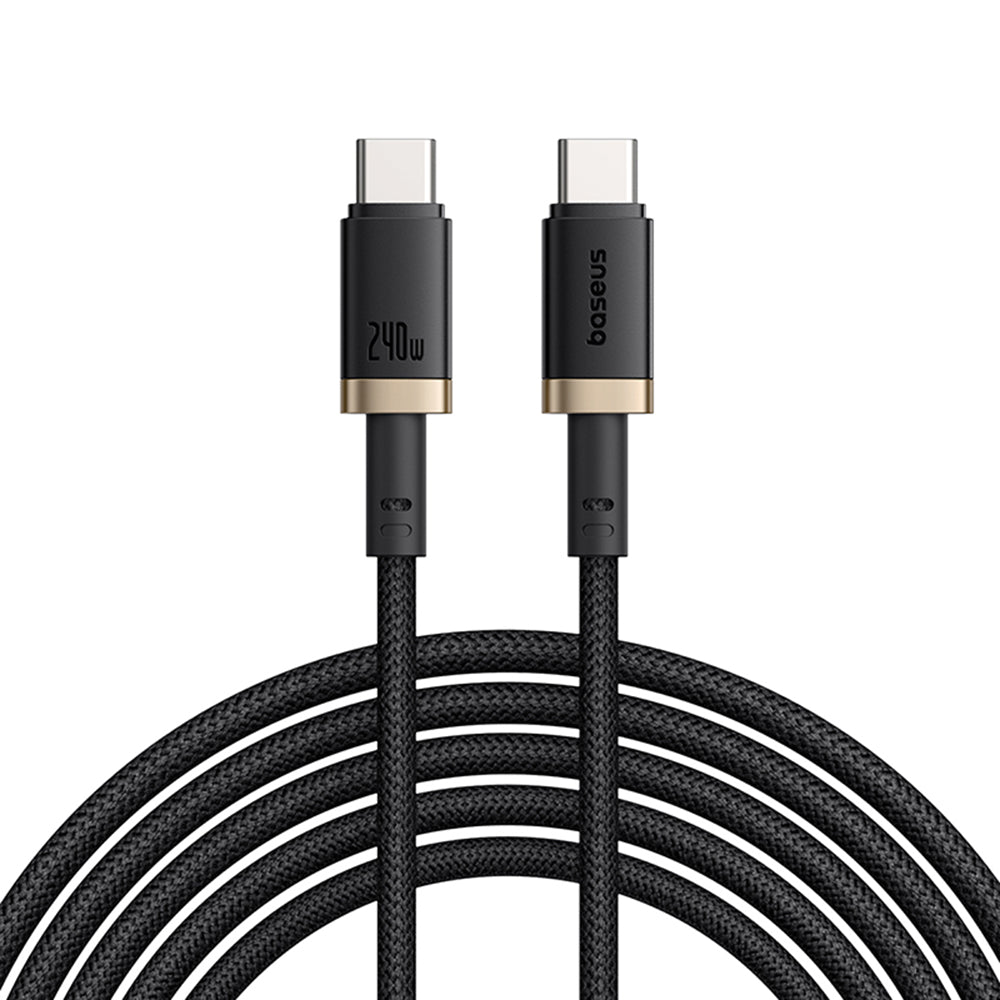 USB-C Daten- und Ladekabel - USB-C Baseus Dura, 240W, 1m, Gold Schwarz P10377803U03-00