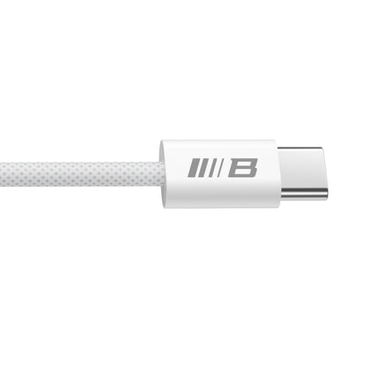 Daten- und Ladekabel USB-C - USB-C Blueo, 100W, 1.2m, Weiß