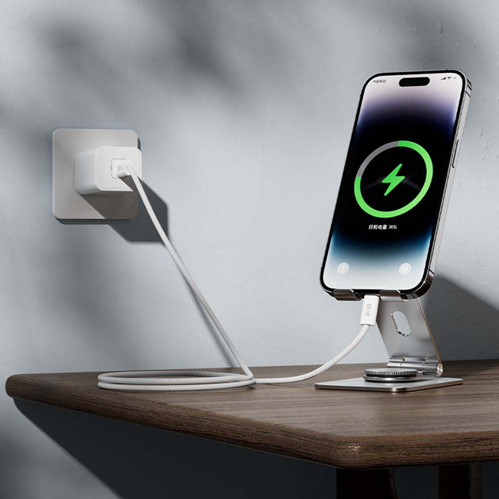 Daten- und Ladekabel USB-C - USB-C Blueo, 100W, 2m, Weiß