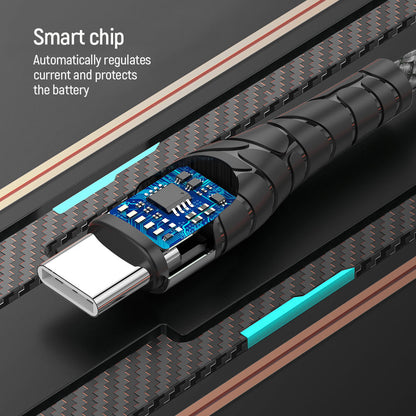 USB-C Daten- und Ladekabel - USB-C ColorWay CW-CBPDCC040, 65W, 1m, Grau