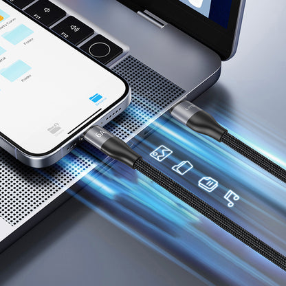 USB-C Data and Charging Cable - USB-C Lito LD25CC, 100W, 2m, Gray