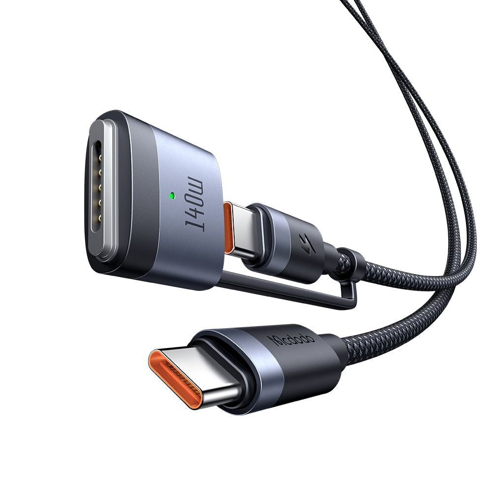 McDodo Ladekabel CA-0140, USB-C - USB-C / MagSafe 3, 240W, 2m, Schwarz