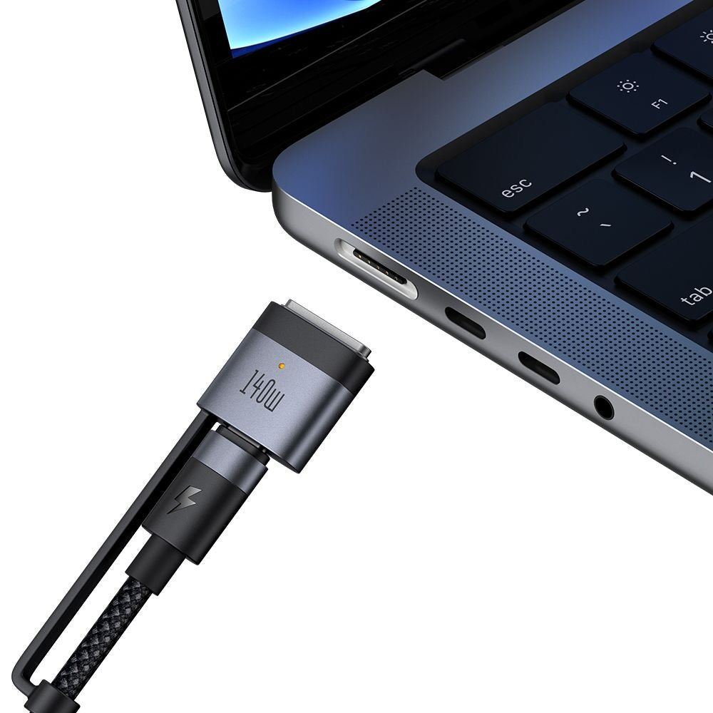 McDodo Ladekabel CA-0140, USB-C - USB-C / MagSafe 3, 240W, 2m, Schwarz