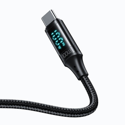 Daten- und Ladekabel USB-C - USB-C McDodo CA-1100 Display, 100W, 1.2m, Schwarz