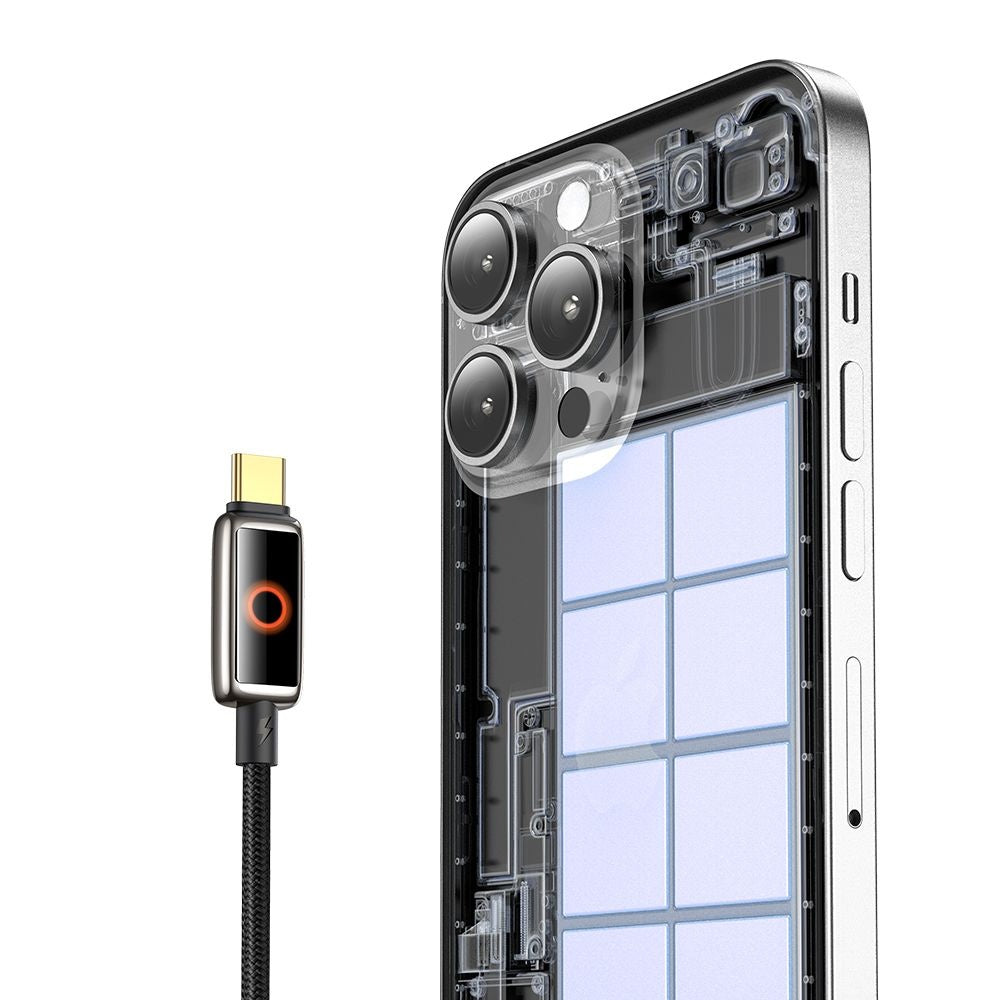 Daten- und Ladekabel USB-C - USB-C McDodo CA-6680 Auto Power Off, 100W, 1.2m, Schwarz