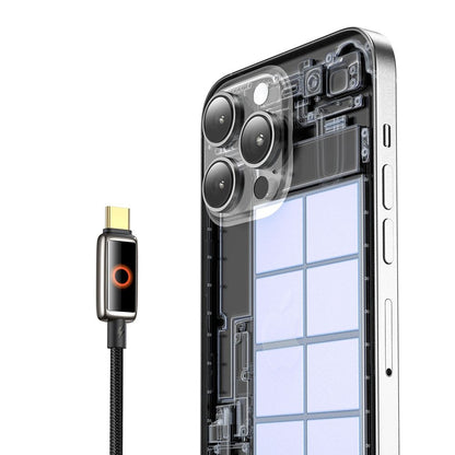 Daten- und Ladekabel USB-C - USB-C McDodo CA-6680 Auto Power Off, 100W, 1.2m, Schwarz