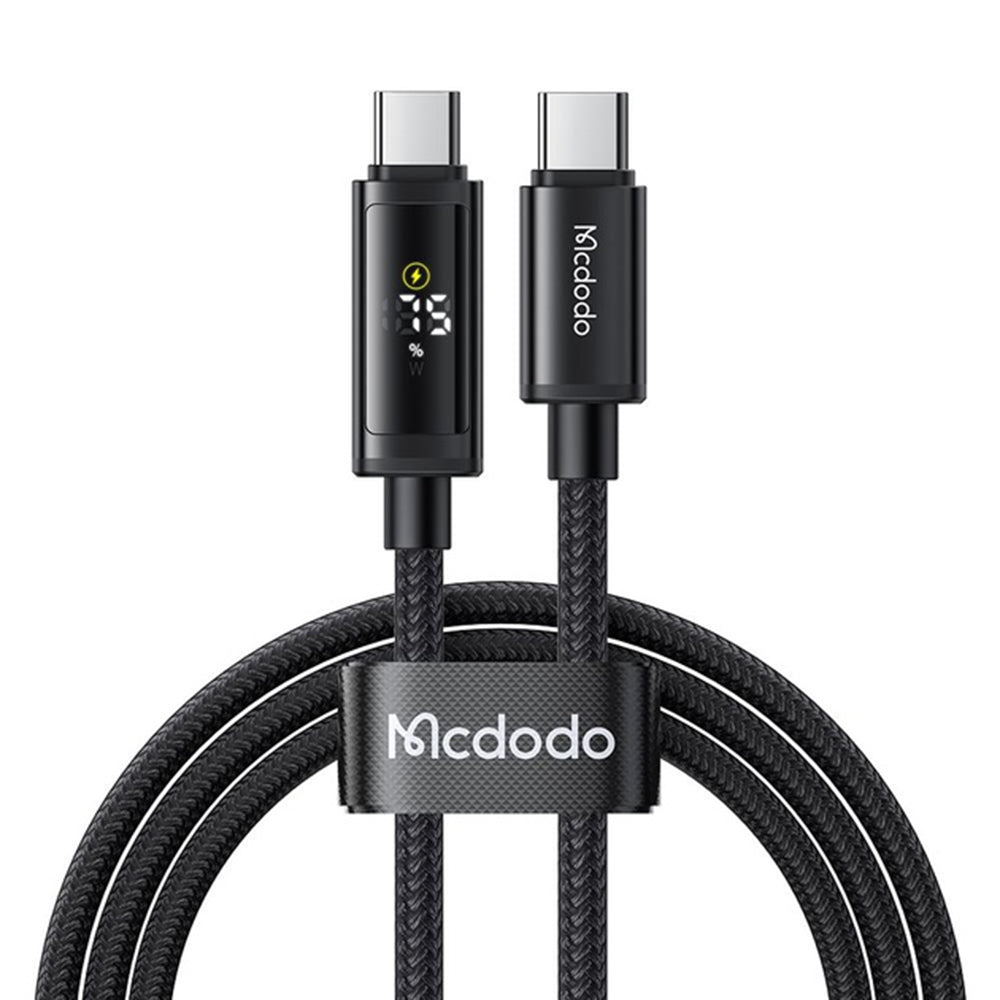 USB-C Daten- und Ladekabel - USB-C McDodo CA-8000 Display, 100W, 1.2m, Schwarz