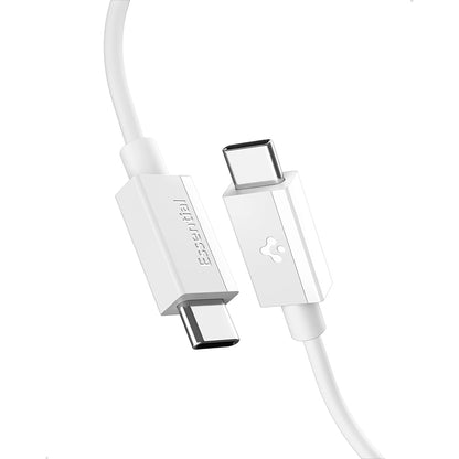 USB-C Daten- und Ladekabel - USB-C Spigen EB6015CC, 60W, 1,5m, Weiß ACA10416
