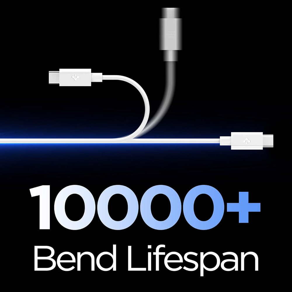 USB-C Daten- und Ladekabel - USB-C Spigen EB6015CC, 60W, 1,5m, Weiß ACA10416