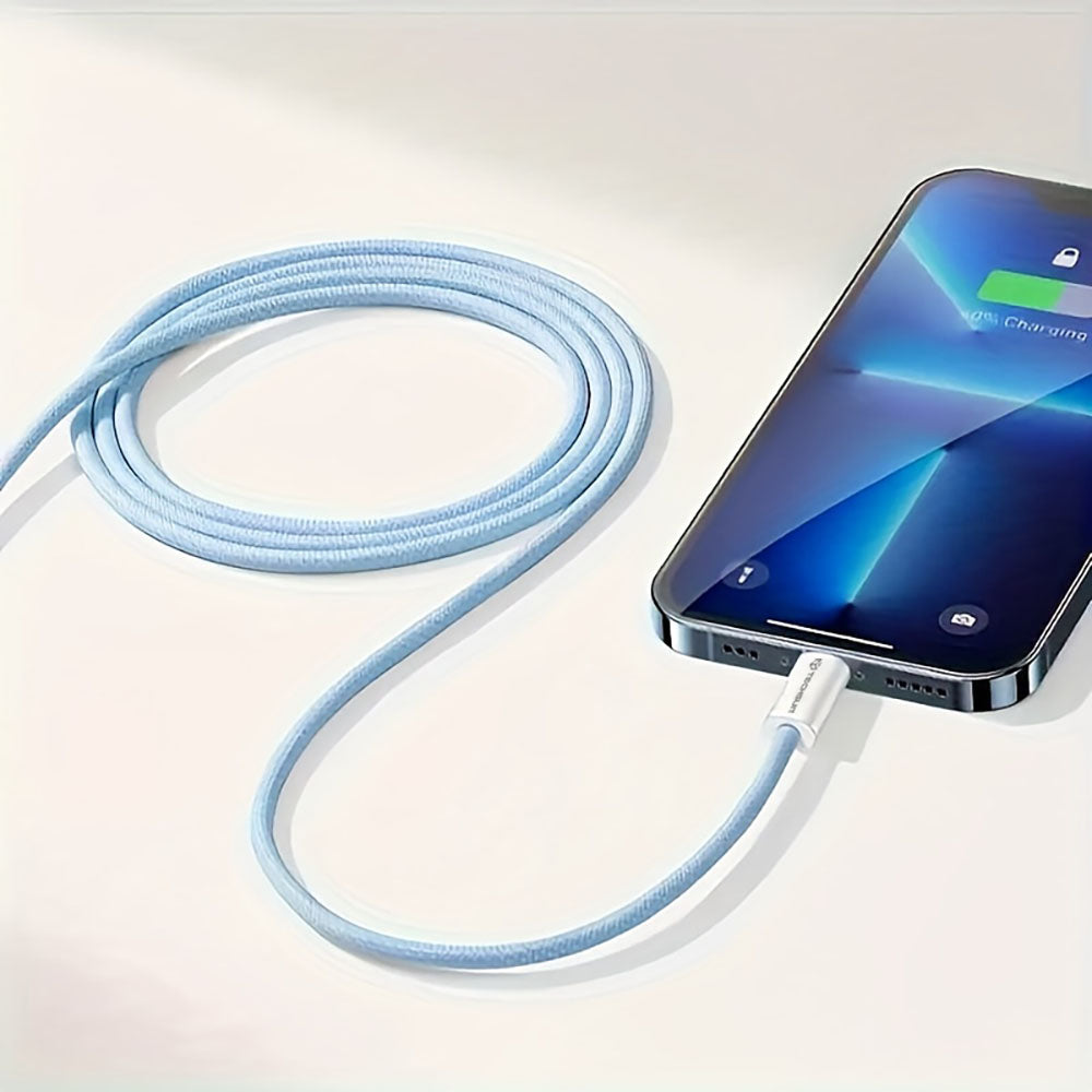 Daten- und Ladekabel USB-C - USB-C Techsuit PCB114D, 60W, 1m, Blau