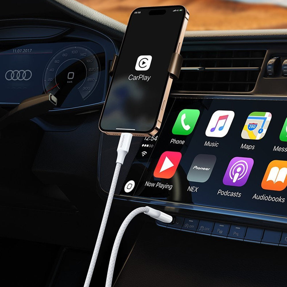 USB-C Data and Charging Cable - USB-C UGREEN L501, 60W, 1m, White